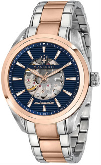 Maserati Stijlvol automatisch horloge met stalen armband Maserati , Gray , Heren - ONE Size