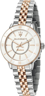 Maserati Zonne Succes Horloge Roestvrijstalen Armband Maserati , Gray , Dames - ONE Size