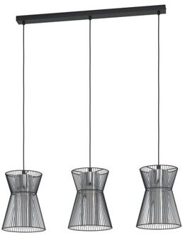 Maseta Hanglamp - E27 - 93 cm - Zwart