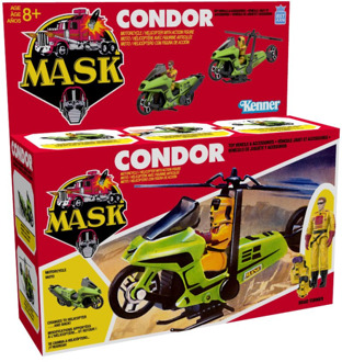Mask Condor 5inch Vehicle with Chopper 1/24 Scale Figure Set
