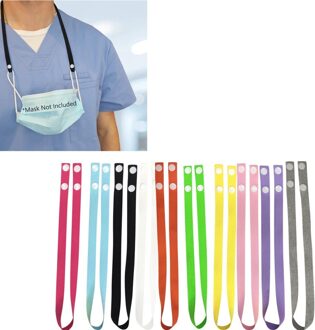 Masker Extension Touw Met Blukle Verstelbare Lanyard Gezicht Cover Opknoping Touw Handy & Handig Rest Holder Touw Hangen Op Hals # F