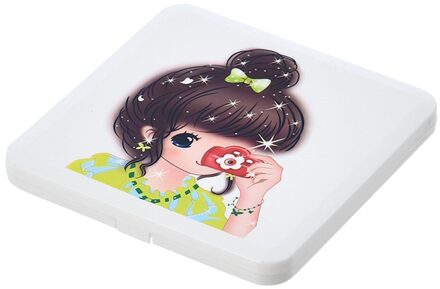 Masker Opbergdoos Masker Besparen Draagbare Opbergdoos Met Deksel Dat Leuke Cartoon Kan Dragen Maskers Organizer Boîte De Masque enregistrer