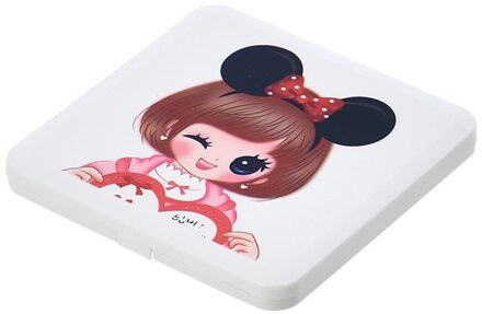 Masker Opbergdoos Masker Besparen Draagbare Opbergdoos Met Deksel Dat Leuke Cartoon Kan Dragen Maskers Organizer Boîte De Masque enregistrer