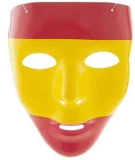 Masker Spanje PVC Rood - Zalm, Geel - Beige - Creme