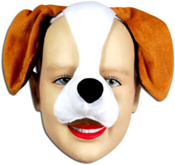 Masker van een hond - Verkleedmaskers Multikleur