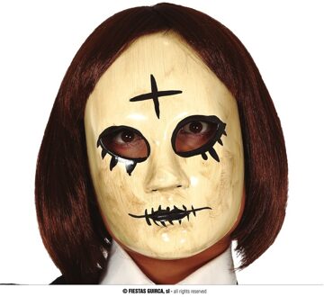 Masker Vrouwen Skelet Kruis Multikleur - Print