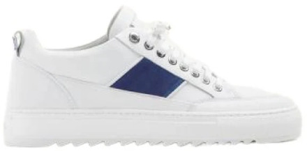 Mason Garments Sportivo Blue Leren Sneaker Mason Garments , White , Heren - 40 Eu,41 Eu,42 EU