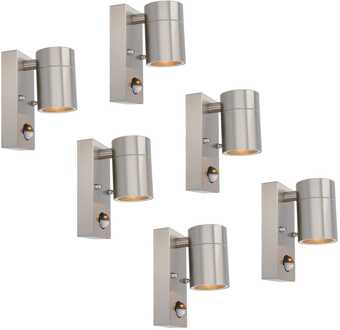 Mason LED Wandlamp Zilver IP44 voor binnen en buiten