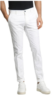 Mason's Milano Style Extra Slim Chino Broek Mason's , White , Heren - Xl,M