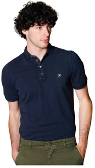 Mason's Polo Shirts Mason's , Blue , Heren - Xl,L,M,S