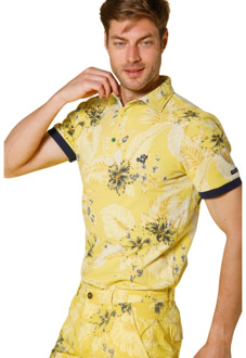Mason's Polo Shirts Mason's , Yellow , Heren - 2Xl,Xl,L,M,S