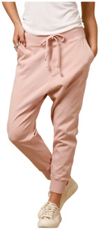 Mason's Relaxed Fit Roze Chino Jogger Broek Mason's , Pink , Dames - Xl,L