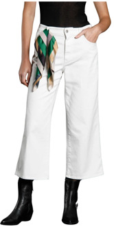 Mason's Relaxed Fit Samantha Denim Jeans Mason's , White , Dames - W27,W30,W26,W31,W29