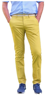 Mason's Slim Fit Torino University Broek Mason's , Yellow , Heren - Xl,L