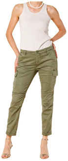 Mason's Slim-fit Trousers Mason's , Green , Dames - Xl,L,M,Xs