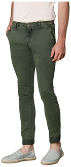 Mason's Slim-fit Trousers Mason's , Green , Heren - 2Xl,Xl,L,M,S,Xs,3Xl