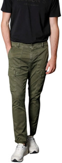 Mason's Slim-fit Trousers Mason's , Green , Heren - 2Xl,Xl,L