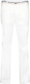 Mason's Slim-fit Trousers Mason's , White , Heren - L,M,S,3Xl
