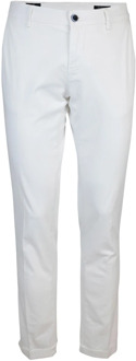 Mason's Slim Fit Witte Broek Mason's , White , Heren - 2Xl,Xl,3Xl