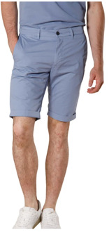 Mason's Stretch Gabardine Bermuda Shorts - Regular Fit Mason's , Blue , Heren - 2Xl,Xl,L,M,S,3Xl