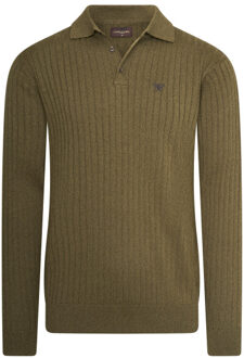Massa knit polo Groen - XXL