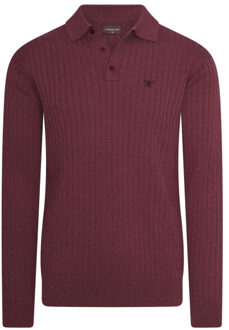 Massa knit polo Rood - L