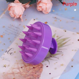 Massage Borstel Haar Wassen Brush Kop Lichaam Douche Massager Kam Siliconen Acupunt Hoofd Meridiaan Ontspannende Massage Kam Gereedschap 3