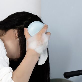 Massage Borstel Siliconen Haar Wassen Brush Kop Lichaam Douche Massager Kam Siliconen Acupunt Hoofd Meridiaan Ontspannen Massage Kam Tool WT