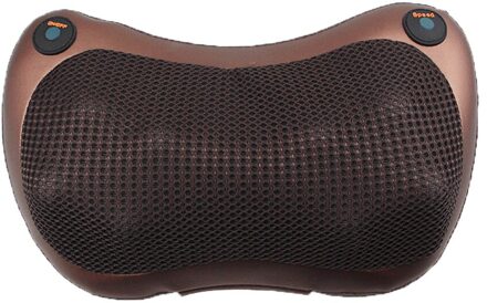 Massage Kussen Elektrische Nek Massager Multifunctionele Schouder Infrarood Verwarming Magnetische Therapie Massage Ontspanning Massageador 8 hoofd-2button