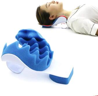 Massage Kussen Ondersteuning Cervicale Kussen Pijn Apparaat Voor Cervicale Relax Align Reizen Rest Relief Wervelkolom Nek Tractie