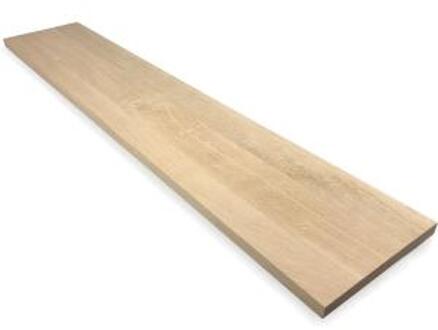 Massief eiken houten paneel 220 x 40 x 2,5 cm