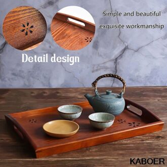 Massief Hout Thee Dienblad Drainage Water Opslag Kung Fu Thee Set Lade Thee Board Tafel Chinese Theeceremonie Gereedschap