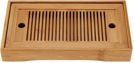 Massief Hout Thee Dienblad Drainage Water Opslag Kung Fu Thee Set Lade Thee Kamer Board Tafel Chinese Thee Kamer Ceremonie tool