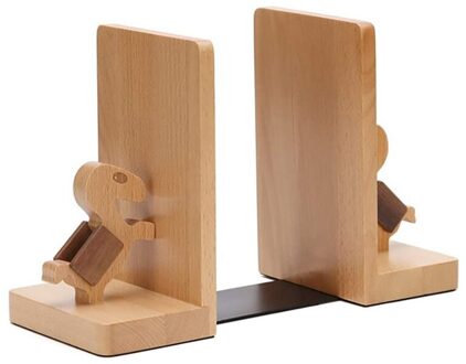 Massief Houten Boek Stand Door Boek Stand, Houten Boek Eind Decoratie Boek Plank, Bureau Boek Opslag