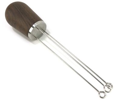Massief Houten Handvat Rvs Espresso Koffie Tamper Roeren Naald Espresso Sabotage Espresso Packer Koffie Maker Gereedschap 1Pc 4