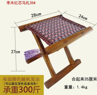 Massief houten kruk hout rode kern Ma Zazi outdoor draagbare vouwen kleine Maza kruk VIP 6