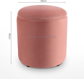 Massief Houten Schoen Veranderende Kruk Deur Schoen Kruk Kam Kaptafel Kruk Mode Huishoudelijke Ronde Woonkamer Slaapkamer Opslag Sto 36X40CM 5