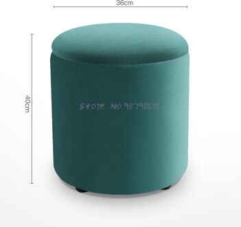 Massief Houten Schoen Veranderende Kruk Deur Schoen Kruk Kam Kaptafel Kruk Mode Huishoudelijke Ronde Woonkamer Slaapkamer Opslag Sto 36X40CM 7