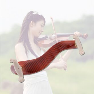 Massief Houten Viool Schoudersteun Universele Viool Schoudersteun Plastic Zwart Voor 3/4 En 4/4 Viool Akoestische Viool Accessoires 01