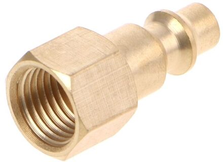 Massief Messing 1/4 "Npt Snelkoppeling Luchtslang Fittings Air Compressor Koppeling Plug