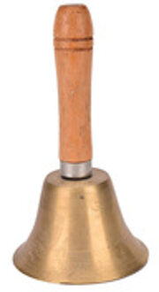 Massief Messing Houten Handvat School Receptie Diner Houten Winkel Hotel Hand Bell Kerst speelgoed
