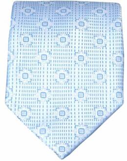 Massimo Valeri Blauwe zijden stropdas M24