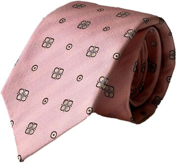 Massimo Valeri Roze 7-fold stropdas MV 67