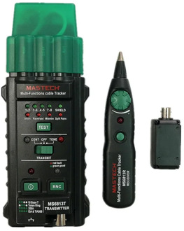 MASTECH MS6813 Multi-Function Network Cable Telephone Line Tester Detector Transmitter RJ45 Fault Locator Tracker