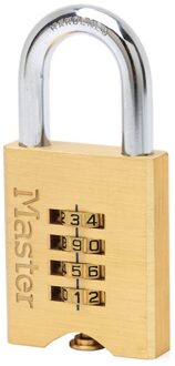 Master Lock Combinatiehangslot Massief messing 50 mm 651EURD