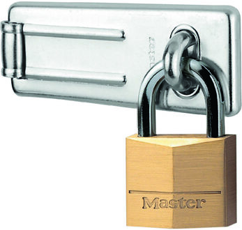 Master Lock Pack hasp + hangslot