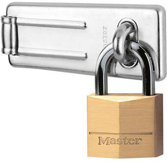 Master Lock Pack hasp + hangslot