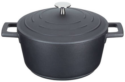 Masterclass Braadpan 20cm, 2.5Liter - Gietaluminium - MasterClass Grijs