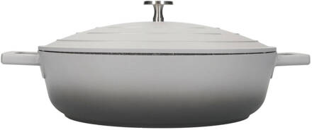 Masterclass Braadpan, Laag, 28 cm, 4 L, Gietaluminium, Ombre Grijs - MasterClass