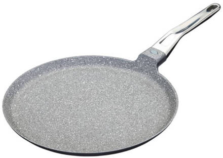 Masterclass Crepe pan - Aluminium, 28cm - MasterClass Grijs